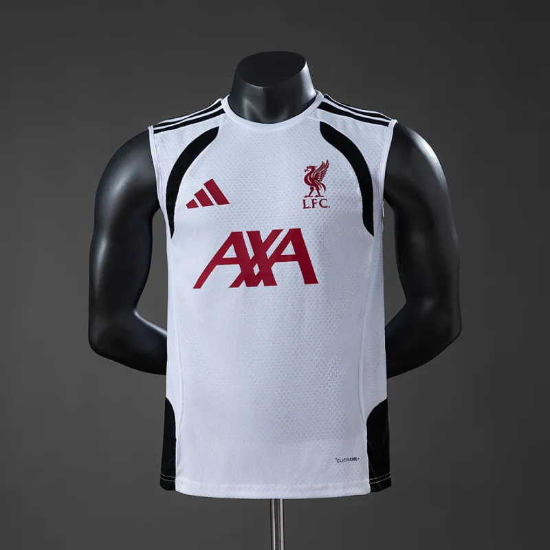 Maillot d'entraînement Liverpool 26/27, version joueur, blanc
