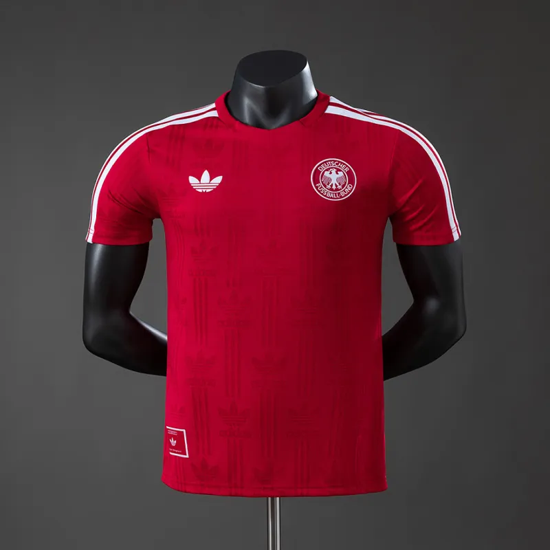 2026 Duitsland Rood OG Player-versie trainingsshirt