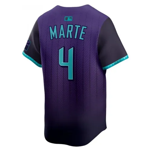 Ketel Marte Arizona Diamondbacks Nike 2025 City Connect Limited Player Jersey – Purple