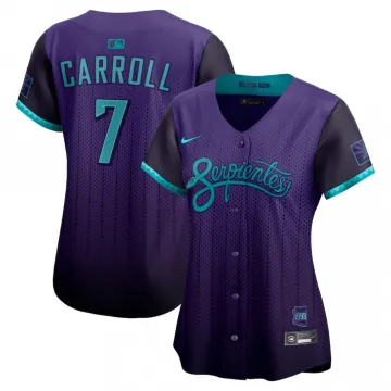 Camiseta de jugadora Nike City Connect Limited 2025 de Corbin Carroll de los Arizona Diamondbacks para mujer - Morada