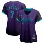 Maglia da gioco Nike City Connect Limited da donna di Corbin Carroll, Arizona Diamondbacks, 2025 - Viola Maglia da gioco Nike City Connect Limited da donna di Corbin Carroll, Arizona Diamondbacks, 2025 – Viola