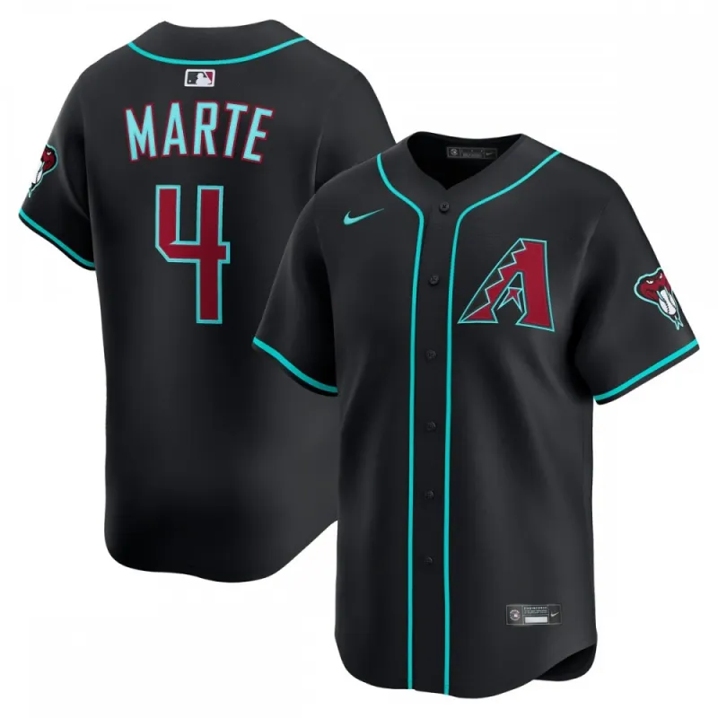 Ketel Marte Arizona Diamondbacks Camiseta Nike Alternate Limited - Negra