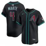 Ketel Marte Arizona Diamondbacks Camiseta Nike Alternate Limited - Negra Ketel Marte Arizona Diamondbacks Camiseta Nike Alternate Limited - Negra