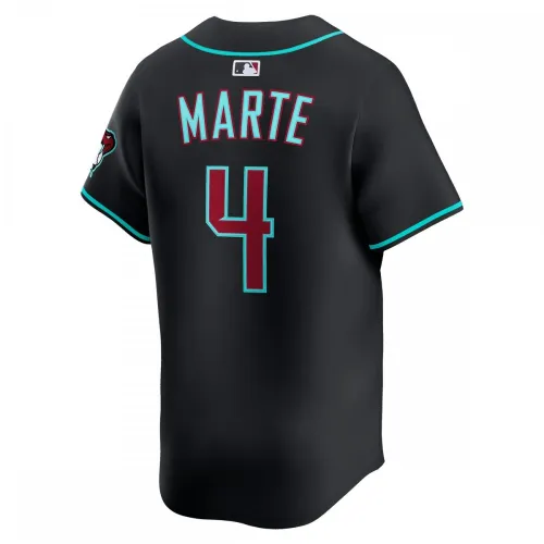 Ketel Marte Arizona Diamondbacks Nike Alternate Limited Jersey – Black