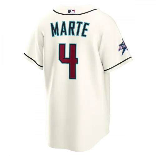 Ketel Marte Arizona Diamondbacks Nike 2025 MLB All-Star Game Home Replica Player Jersey - Crème