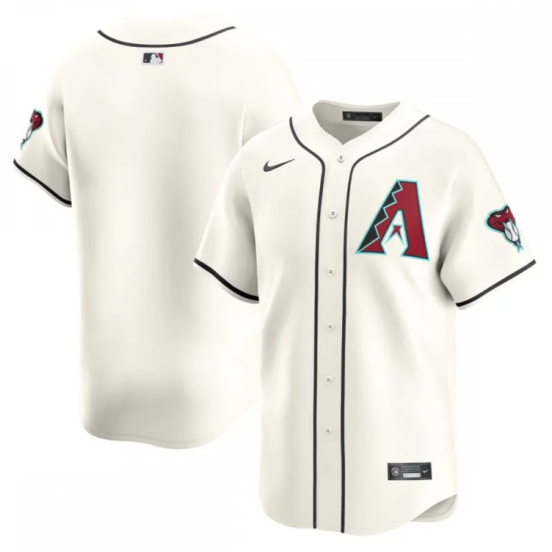 Camisa Nike Juvenil Limitada para Jogos em Casa do Arizona Diamondbacks – Branca