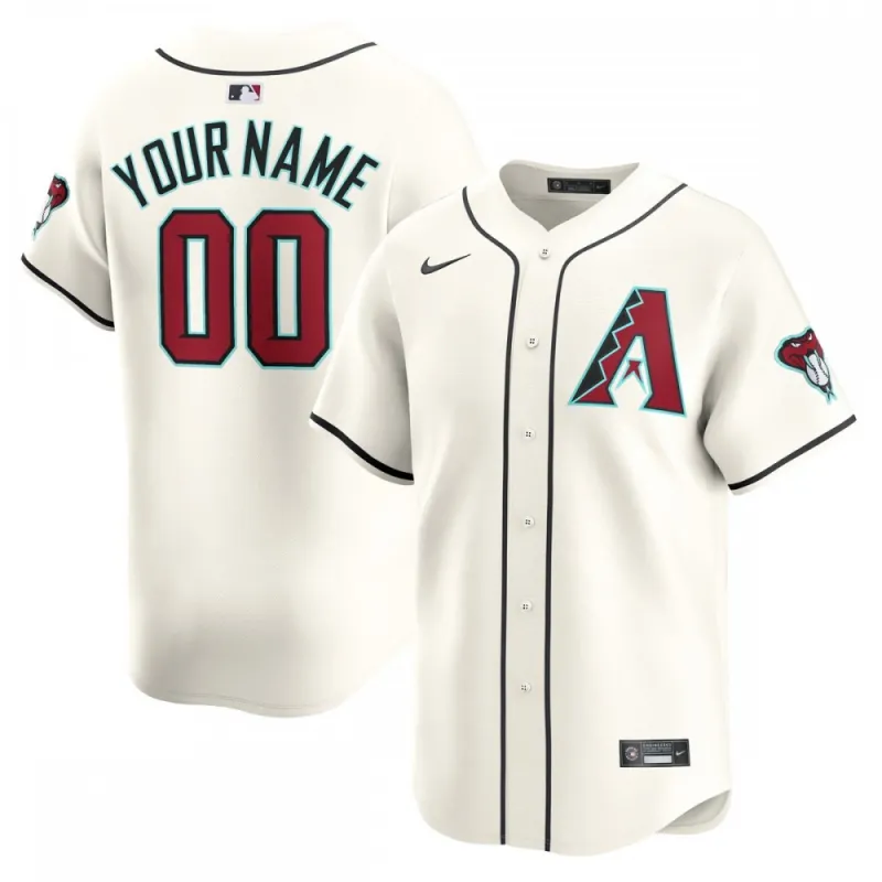 Camisa personalizada Nike Youth Home Limited do Arizona Diamondbacks – Branca