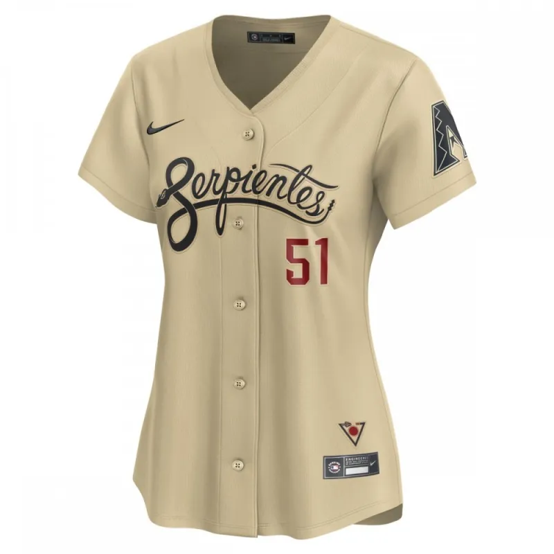 Randy Johnson Arizona Diamondbacks Nike Women’s City Connect Retired Player Jersey – Sand