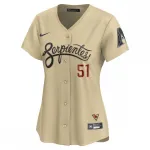 Randy Johnson Arizona Diamondbacks Nike Women’s City Connect Retired Player Jersey – Sand