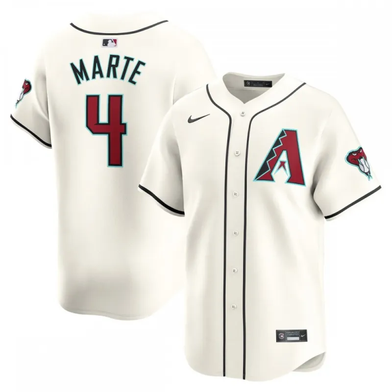 Ketel Marte Arizona Diamondbacks Nike Home Limited Player Jersey - Branco