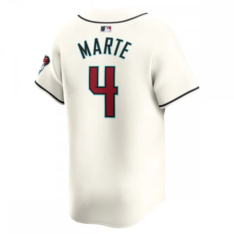 Ketel Marte Arizona Diamondbacks Nike Home Limited Player Jersey - Branco