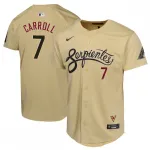 Corbin Carroll Arizona Diamondbacks Nike Youth City Connect Limited Player Jersey - Areia Corbin Carroll Arizona Diamondbacks Nike Youth City Connect Limited Player Jersey - Sand
