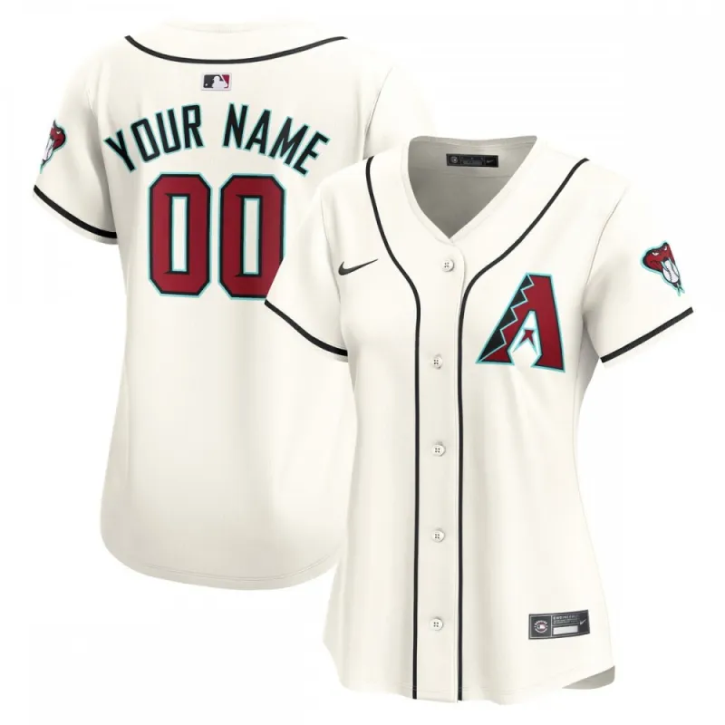 Arizona Diamondbacks Nike Women’s Home Limited Custom Jersey – White