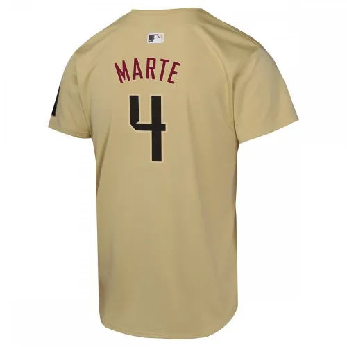 Ketel Marte Arizona Diamondbacks Nike Youth City Connect Limited Player Jersey - Areia