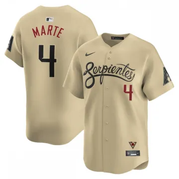 Camisola de jogador Nike City Connect Limited de Ketel Marte, dos Arizona Diamondbacks - Areia