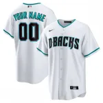 Maglia replica personalizzata alternativa Nike degli Arizona Diamondbacks - Bianca Maglia personalizzata replica alternativa Nike degli Arizona Diamondbacks – Bianca