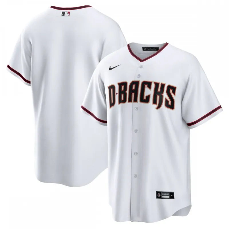 Réplica de la camiseta Nike Home Blank de los Arizona Diamondbacks - Blanca