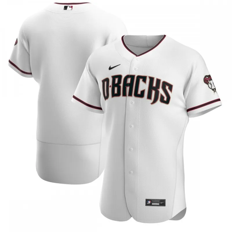 Arizona Diamondbacks Nike Home Authentic Team Jersey – White/Crimson
