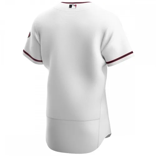 Maillot Nike Home Authentic Team des Arizona Diamondbacks - Blanc/Cramoisi