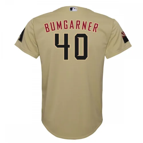 Madison Bumgarner Arizona Diamondbacks Nike City Connect replica-spelersshirt voor kinderen – Zandkleur