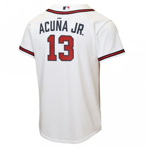 Ronald Acuña Jr. Atlanta Braves Nike Youth Home Replica Player Jersey – White