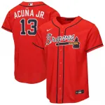 Maillot réplique Nike « Alternate 2 » pour enfant de Ronald Acuña Jr. (Atlanta Braves) - Rouge Maillot réplique Nike « Alternate 2 » pour enfant de Ronald Acuña Jr. (Atlanta Braves) – Rouge