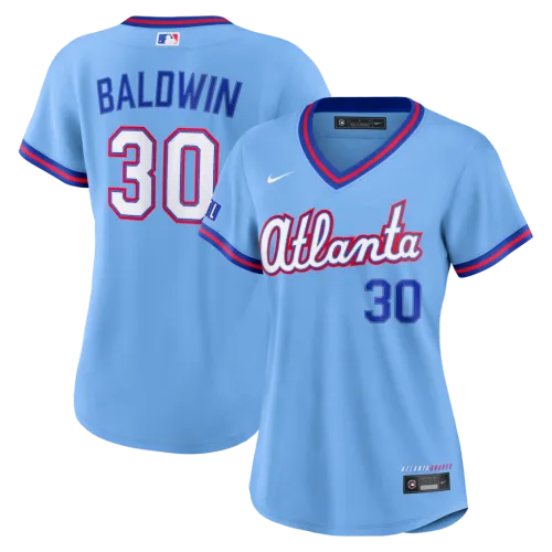 Drake Baldwin Atlanta Braves Nike Women's 2026 City Connect Stadium Jersey - Powder Blue
