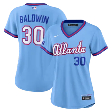 Drake Baldwin Atlanta Braves Nike Women's 2026 City Connect Stadium Jersey - Powder Blue