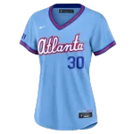 Drake Baldwin Atlanta Braves Nike Women’s 2026 City Connect Stadium Jersey – Powder Blue