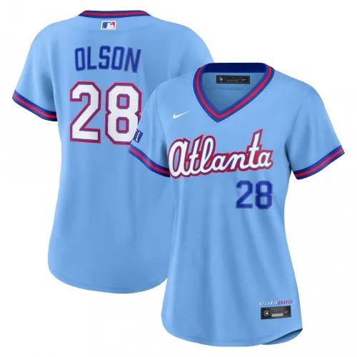 Matt Olson Atlanta Braves Nike Women's 2026 City Connect Stadium Jersey - Powder Blue