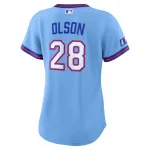 Matt Olson Atlanta Braves Nike Women’s 2026 City Connect Stadium Jersey – Powder Blue