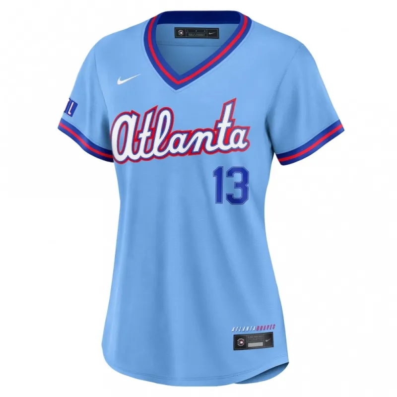 Ronald Acuña Jr. Atlanta Braves Nike Women’s 2026 City Connect Stadium Jersey – Powder Blue