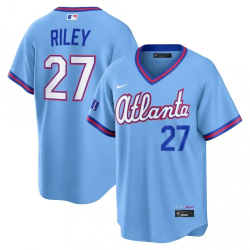 Austin Riley Atlanta Braves Nike 2026 City Connect Stadium Jersey - Powder Blue