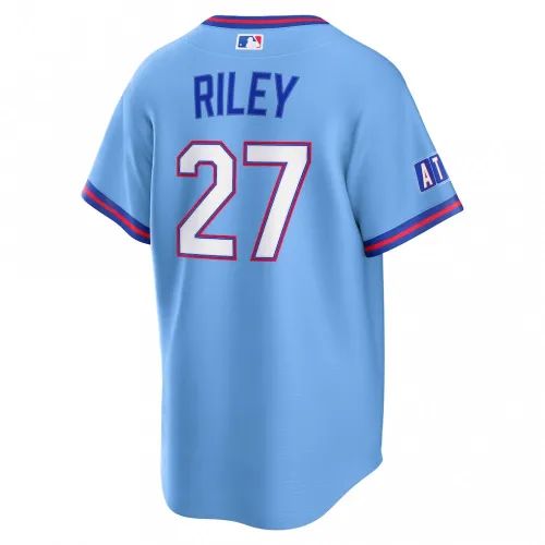 Austin Riley Atlanta Braves Nike 2026 City Connect Stadium Jersey – Powder Blue