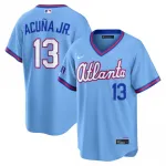 Ronald Acuña Jr. Atlanta Braves Nike 2026 City Connect Stadium Jersey - Powder Blue Ronald Acuña Jr. Atlanta Braves Nike 2026 City Connect Stadium Jersey – Powder Blue