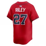 Austin Riley Atlanta Braves Nike Alternate Limited Player Jersey – Red