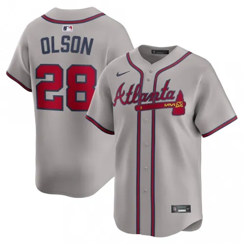 Matt Olson Atlanta Braves Nike Road Limited Player Jersey - Gray