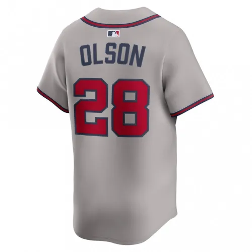 Matt Olson Atlanta Braves Nike Road Limited Player Jersey – Gray