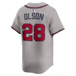 Matt Olson Atlanta Braves Nike Road Limited Player Jersey – Gray
