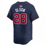 Matt Olson Atlanta Braves Nike Alternate Limited Player Jersey – Navy