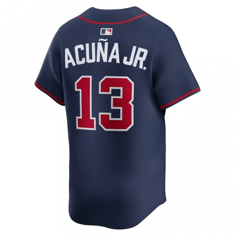 Ronald Acuña Jr. Atlanta Braves Nike Alternate Limited Jersey – Navy