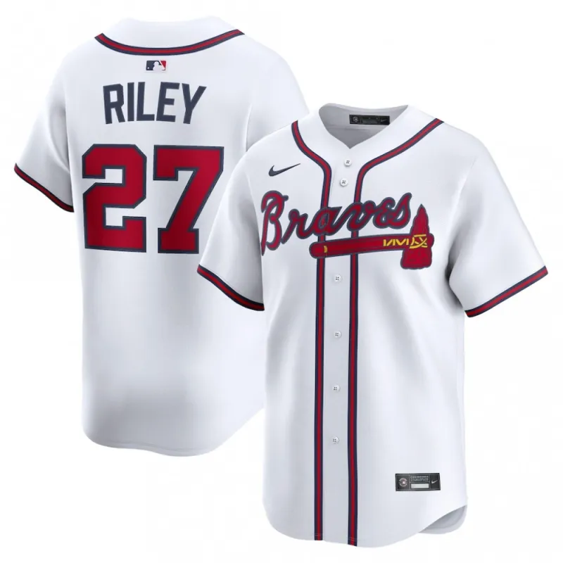 Austin Riley Atlanta Braves Nike Home Limited Player Jersey – White