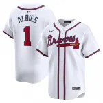 Ozzie Albies Atlanta Braves Nike Home Limited Player Jersey - White Ozzie Albies Atlanta Braves Nike Home Limited Player Jersey – White