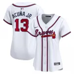 Ronald Acuna Atlanta Braves Nike Women’s Home Limited Player Jersey – White
