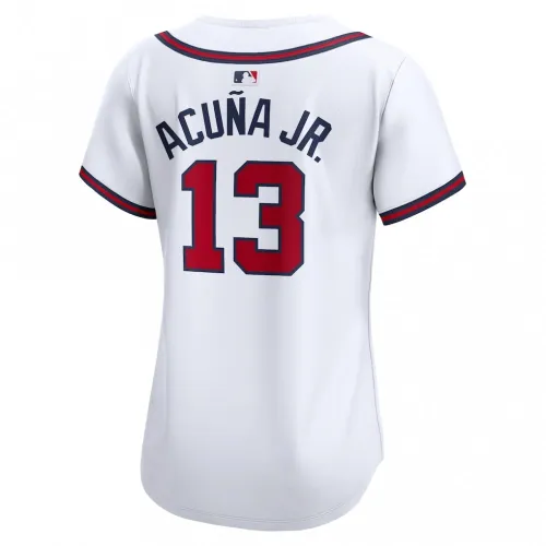 Ronald Acuna Atlanta Braves Nike Women’s Home Limited Player Jersey – White
