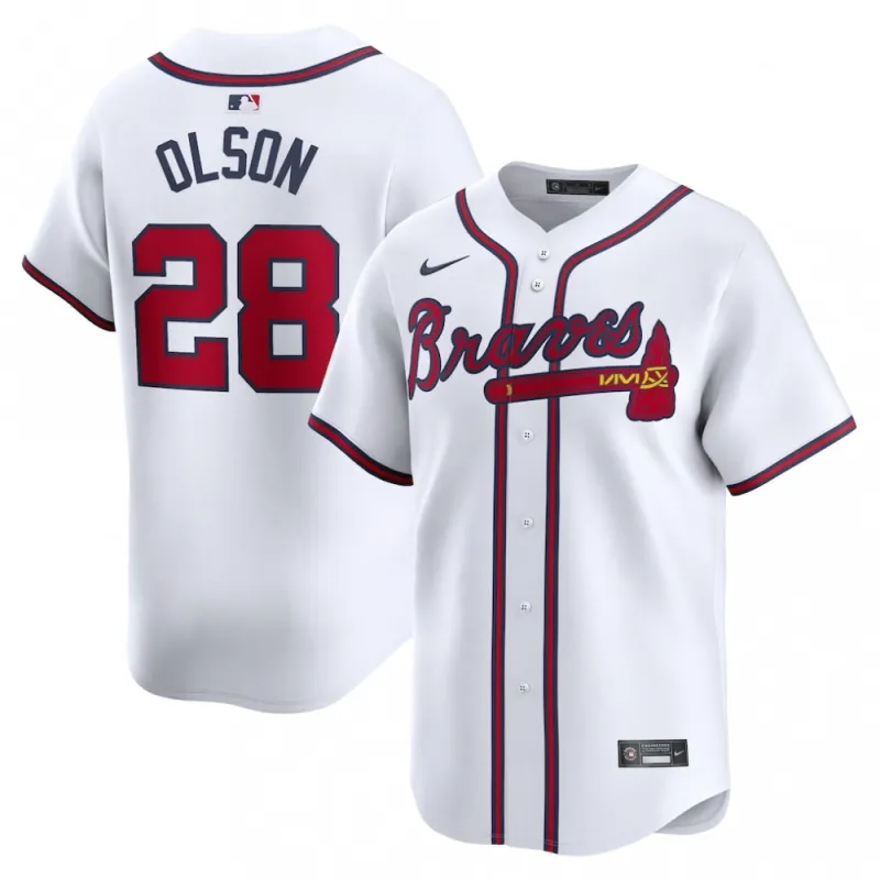 Matt Olson Atlanta Braves Nike Home Limited Player Jersey – White