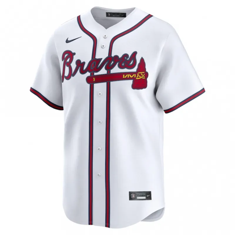 Atlanta Braves Nike Home Limited Jersey – White