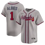 Ozzie Albies Atlanta Braves Nike Road Limited Player Jersey - Gray Ozzie Albies Atlanta Braves Nike Road Limited Player Jersey – Gray