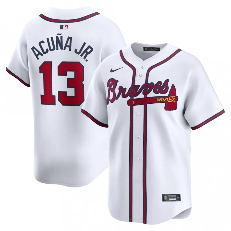 Ronald Acuña Jr. Atlanta Braves Nike Home Limited Player Jersey – White