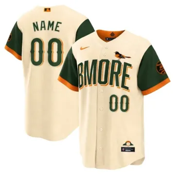 Baltimore Orioles Nike 2026 City Connect Stadium Custom Jersey - Cream